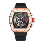 PINTIME 8010 men's quartz watches fashion sports hollow barrel watch  luminous function men's watch