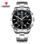 CHENXI Hot Selling Business Watch Luminous Waterproof Quartz Watch 027b Three Eyes Men's Sports Watch CX-027B