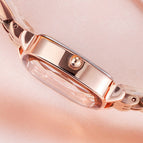 GEDI New Women watch square small dial INS Steel strap waterproof quartz lady bracelet 51052 Steel