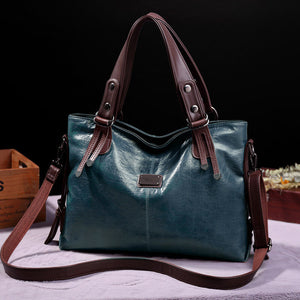2021 new retro fashion tote casual soft leather shoulder messenger large capacity handbag 250