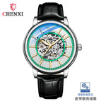 Chenxi new automatic hollow mechanical watch men's men's luminous waterproof watch CX-8823