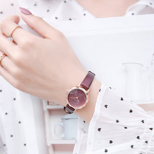 Kezzi purple watch new ins Korean girls temperament fashion quartz watc ladies style women's watch 1789