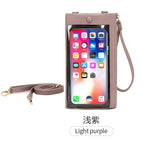 Touch screen mobile phone bag women's mini bag all-match small fresh shoulder messenger bag long wallet QB315