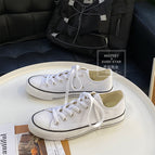 Classic canvas shoes couple sneakers 2021 autumn new student shoes basic all match shoes 618