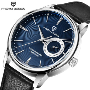 Pagani Design New men's quartz watch waterproof fashion leather men's business watch 1654