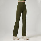 High Waist Hip Lift Slim Flare Pants Women's Fitness Yoga Sports Dance Drape Wide Leg Trousers Summer YC024