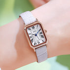GEDI Women fashion watch korean simple elegant small square waterproof lady quart causal watch 82012
