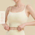 Women Lycra Sports Vest Workout Top Outer Wear Camisole Women's Back Shaping sports Yoga running dancing Bra MZ06