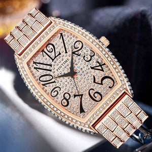 Pintime Watch Men's Fashion Trend Diamond Watch quartz casual men's watch 2851