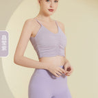 Fashion Small Camisole Sports Women's Spring and Summer Cool Feeling Beauty Back Bra Yoga Outer Wear Quick-Drying Fitness Bra XWX22-013