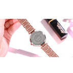 GEDI 81003 Fashion Casual Watch Korea style Women Elegant Luxury Stainless Steel Waterproof Ladies Diamond Rhinestone Analog Quartz Wristwatch