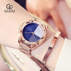 Fashion GUOU 8815 Watches Women Top Luxury Ladies Watch Blush Paragraph Tide Quartz Watch Fashion Trend Stainless Steel Women Watch
