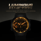NORTH EDGE 2022 HORNET Men's Digital Watch Running Sports Watches Waterproof 50M World Time Illuminator Wristwatch