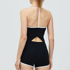 Yoga Clothes T Shape Beauty Back BRA Color Matching Sports Underwear Fitness Vest with Chest Pad