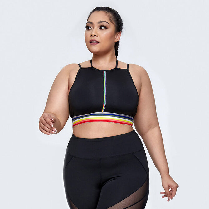 New Quick-Drying Large Size Yoga Sports Women's Workout Beauty Back Running Dance Sports Bra Db365