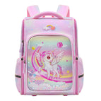 New Primary School Student Cartoon Schoolbag girl Eva Integrated Open Astronaut Bag Quicksand Children's Bags 776