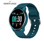 North Edge Color screen round full touch smart watch man and women heart rate blood oxygen detection sleep reminder watch NL02