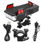 Mountain bike bicycle headlight warning light USB charging with horn riding flashlight lighting equipment TG-ZX014