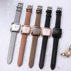 GEDI 21007 Tiktok Live Broadcast Hot Women's Vintage Square Belt Watch Fashion Simple Waterproof Quartz Watch