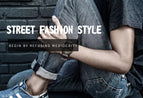 Oulm Men's quartz watch fashion watch compass large dial double time zone belt square watches for men