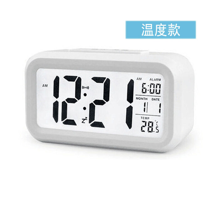 Smart Clock Temperature Alarm Clock Mute Backlight Electronic Clock Creative Digital Clock Alarm Clock Wake up Alarm Clock