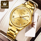 OLEVS watch local tyrant gold diamond waterproof luminous business men's watch 5563