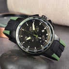 2023 New men watch Hot Sale Three-Pin Fashion Casual Men's Tape calendar casual Watch 45613