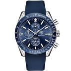 Benyar Men's Quartz Watch Multifunctional Waterproof Sports Fashion Trend Men's Watch Silicone Watch 5140