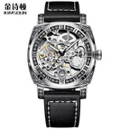 Kimsdun men's watch New Double Sided Hollow Fully Automatic Mechanical Retro Carved Luminous Men's Watch K-2192A