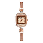 Gedi Women's Light Luxury High-Grade Watch Vintage Copper Imitation Watch Square Plate Antique Watch 51081