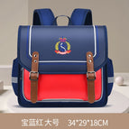 New primary school students horizontal schoolbag boys and girls refrigerator-style open door girls schoolbag large-capacity children's bag 5611