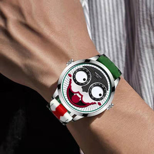KIMSDUN Russian Clown Fashion Personality Waterproof Men's Watch Quartz Watch K-1212B
