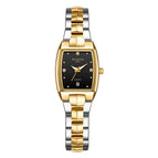 WLISTH Watch Fashion Couple Watch Square Steel Band Watch Men's Luminous Quartz Watch Women's Watch S966