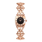 GUOU 6047 New Square Steel Band Bracelet Wrist Watch Simple Temperament Women's Watches Small Quartz Watch Women