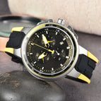 2023 New men watch Hot Sale Three-Pin Fashion Casual Men's Tape calendar casual Watch 45613