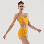 Women's sports suit running fitness sports bra quick drying shorts women's set y26b6789 / y26k6738