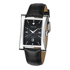 WWOOR Square Men's Watch Waterproof Calendar fashion casual Men's Watch 8017