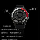 EUTOUR E025 fashion Creative Magnetic Black Technology Metal Male Watch Student Female Male Watch Fashion Shake Sound Explosive Quartz Watch Simple with box gift for men