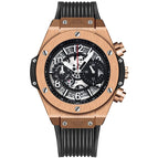 Kimsdun Men's Watch Sports Silicone Fashion Calendar waterproof men's business Quartz Watch K-523B