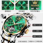 OLEVS Watch Multi-functional Automatic Mechanical Watch Men's Watch waterproof luminous business men's watch 6607