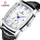 CHENXI Men's watch fashion square waterproof calendar quartz causal men's watch CX-8209