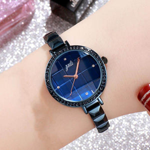 GEDI 81023 Fashion Casual Watch Hot Sale Women Elegant Luxury Diamond Stainless Steel Waterproof Ladies Dress Analog Quartz Wristwatch