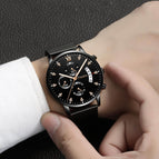 Crnaira Diamond C029 Casual fashion quartz waterproof men's watch