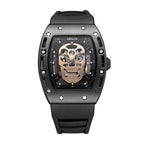 BAOGELA Domineering Skull Watch Silicone Men's Watch Waterproof Sports Quartz Watch 1612