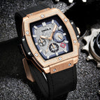 New ONOLA ON6825 Watch for men Multifunctional Quartz Watch Men's Leather Waterproof Watch
