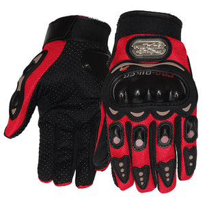 Waterproof Four Seasons Riding Motorcycle Knight Drop-Resistant off-Road Racing Men's Full Finger Motorbike Gloves  MCS-01C