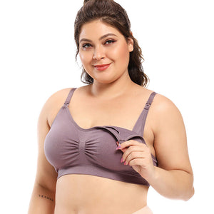 Large size anti-sagging maternity bra no steel ring thin postpartum anti-sagging nursing women's underwear 9001