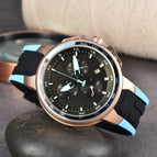 2023 New men watch Hot Sale Three-Pin Fashion Casual Men's Tape calendar casual Watch 45613