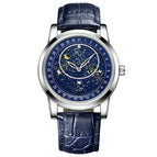 KIMSDUN Rotating starry sky dial watch men's fashion automatic mechanical watch waterproof luminous men's watch