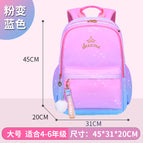 New school bag for primary school students sweet and cute girls backpack lightweight waterproof children's school bag 2271